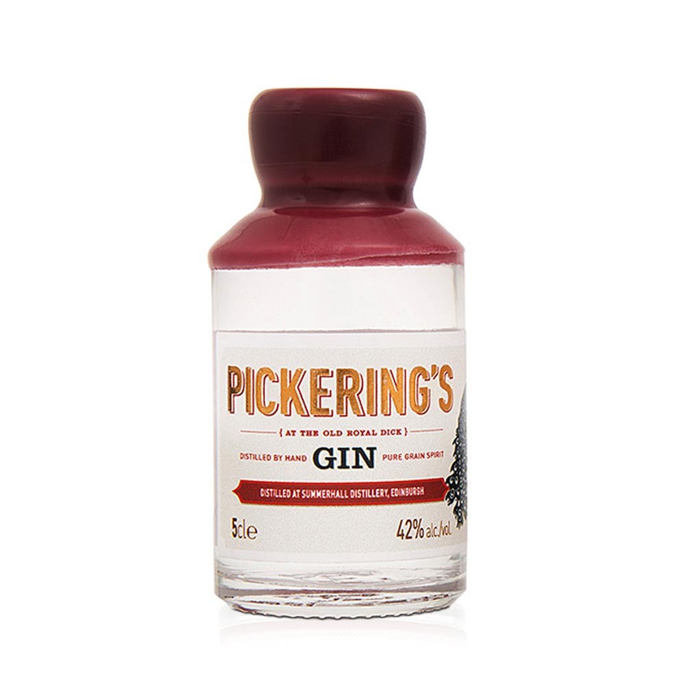 Pickering's "Small Batch" Gin Miniature 5cl Bottle - Click Image to Close